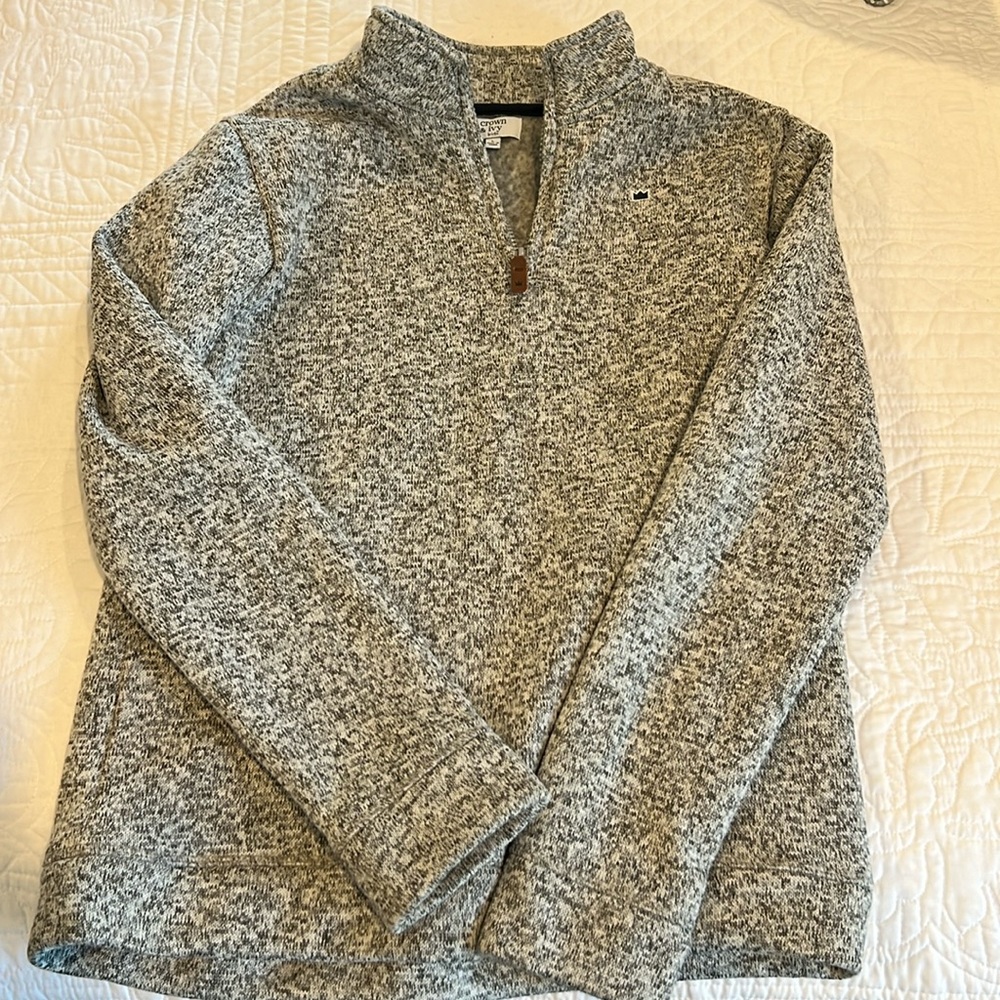 Boys Crown and Ivy Quart Zip pullover
